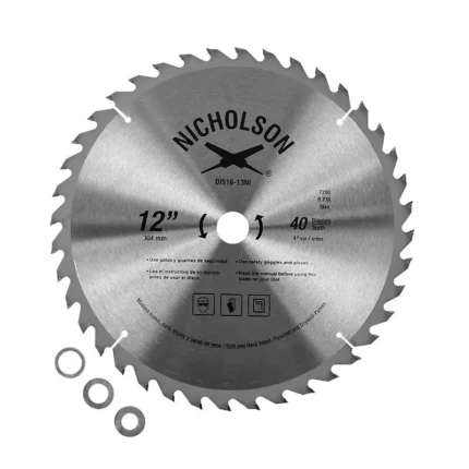 SIERRA CIRCULAR CARBURO 12" 40 D - 1" MADERA