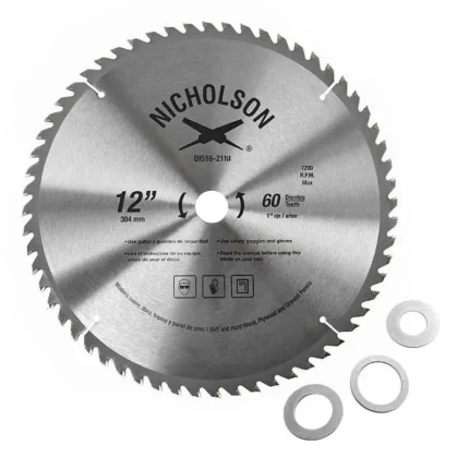 SIERRA CIRCULAR CARBURO 12" 60 D - 1" MADERA