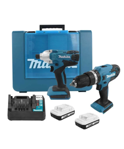 ATORNILLADOR D/IMPACTO 1/2"+TALADRO 18V CARG/2BAT