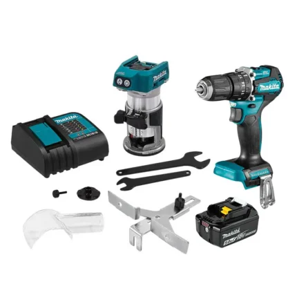 ROTOMARTILLO 1/2"/ROUTER 30000RPM 18V BAT/CARG