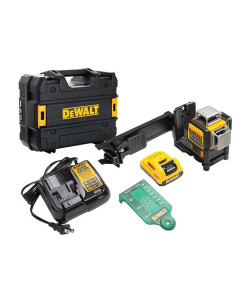NIVEL LASER VERDE LINEA CRUZADA 3X360° 12V BAT.CAR