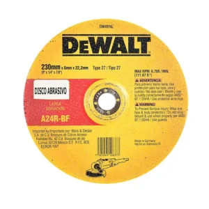 DISCO P/DESBASTE  9" METAL DEWALT