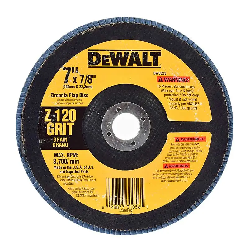 DISCO LAMINADO TELA ZIRCONIA 7" GR.120
