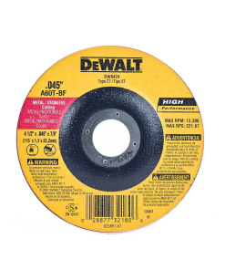 DISCO CORTE ACERO ACERO INOXIDABLE 4-1/2"X.045"