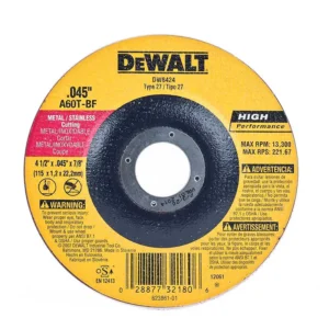 DISCO CORTE ACERO ACERO INOXIDABLE 4-1/2"X.045"