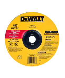 DISCO CORTE ACERO INOXIDABLE 7" X 0.045" X 7/8"