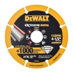 DISCO DIAMANTADO 4 1/2" EXTREME METAL DEWALT