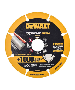 DISCO DIAMANTADO 4 1/2"  EXTREME METAL DEWALT