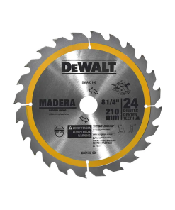 DISCO 8 1/4" X 24 DIENTES MADERA           DEWALT