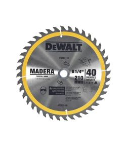 DISCO 8 1/4" X 40 DIENTES MADERA            DEWALT