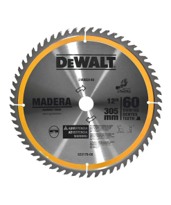 DISCO SIERRA CARBURO 12"X60D,FLECHA 30MM CON ADAPT