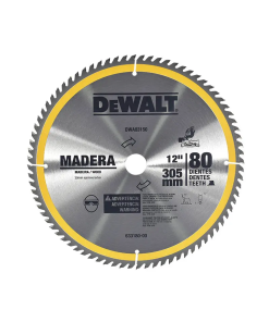 DISCO P/CORTAR MADERA   12" 80 DIENTES  DEWALT