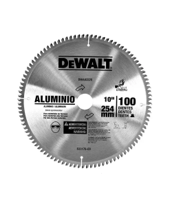 DISCO 10" X 100 D. ALUMINIO         DEWALT