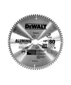 DISCO 12" X 80 DIENTES ALUMINIO          DEWALT