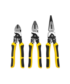 PINZAS JUEGO DE 3 PIEZAS CORTE ELECT Y PUNTA LARGA