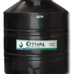 Tinaco hidráulico Citijal de 1,100 litros, 2 capas, color beige, perfecto para almacenamiento de agua confiable y duradero