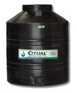 Tinaco hidráulico Citijal de 1,100 litros, 2 capas, color beige, perfecto para almacenamiento de agua confiable y duradero
