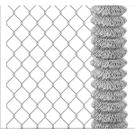 Malla Ciclónica Indasa Cal. 13 x 1.25m, Solución Económica y Eficiente para Cercados - Código: MC-13-125