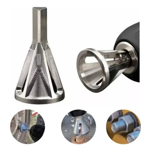 Broca Desbarbador Tornillo Biselado Acero Inoxidable Chaflan