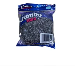 Fibra Jumbo de Acero Inoxidable – Limpieza Profunda sin Rayar Superficies (FASHION CLEAR / NITRAM / MATRIX)