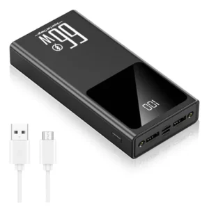 Power Bank 30000mah Bateria Externa 66w Carga Super Rápida