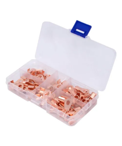 Kit Terminales De Cobre OT 70pcs - Tecnología de Conexión Profesional para Instalaciones Eléctricas que Asegura Conductividad Óptima y Durabilidad