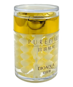 Crema Humectante Bioaqua Perla 60g - Tecnología de Extracto de Perla para Cara y Cuello que Rejuvenece y Restaura la Elasticidad Cutánea