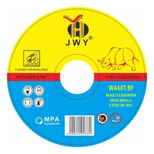 Disco De Corte Para Metal Acero Inoxidable 4 1/2