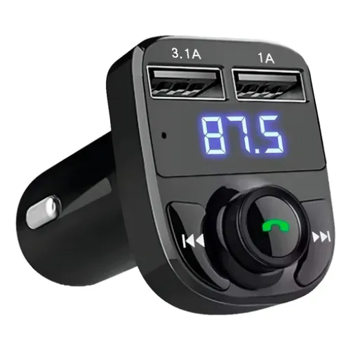 Cargador de Automóvil CCFJ66562 Dual USB Inteligente - Tecnología SmartCharge para Dispositivos Móviles que Optimiza la Velocidad de Carga con Función de Contestador Automático (Clave CCFJ66562)