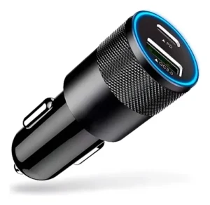 Cargador Coche Elegate USB QC3.0+PD Tipo C - Tecnología de Carga Inteligente para Dispositivos Móltiples que Reduce el Tiempo de Carga en un 50%
