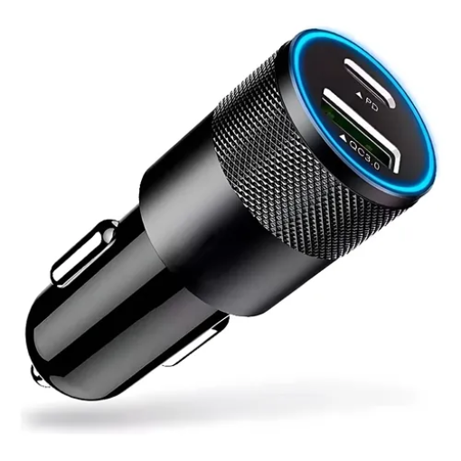 Cargador Coche Elegate USB QC3.0+PD Tipo C - Tecnología de Carga Inteligente para Dispositivos Móltiples que Reduce el Tiempo de Carga en un 50%