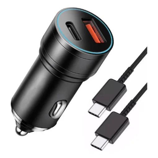 Cargador Para Auto PD 42w Tipo C - Tecnología de Carga Rápida QC 3.0 para Dispositivos USB que Optimiza el Tiempo de Carga en Movimiento