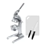 EXPRIMIDOR D/NARANJA+ GO DE CUCHILLO+TABLA