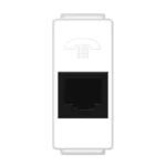 BOTON DE TELEFONO 4 HILOS BLANCO MODUS