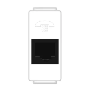 BOTON DE TELEFONO 4 HILOS BLANCO MODUS