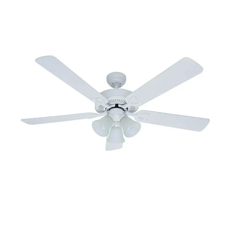 VENTILADOR CLASSIC PLUS 52" 5 ASPAS BLANCO/PINO