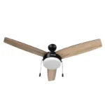 VENTILADOR MEDINA 52" BRONCE 3 ASPAS CASTAÑO C/LUZ