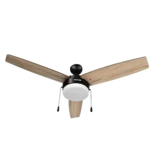 VENTILADOR MEDINA 52" BRONCE 3 ASPAS CASTAÑO C/LUZ