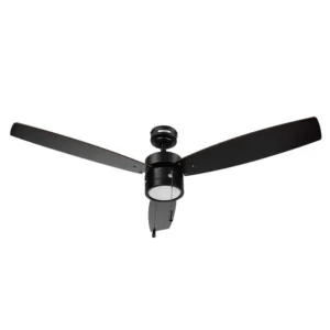 VENTILADOR INFINIT 52" BRONCE 3 ASPAS NOGAL C/LUZ