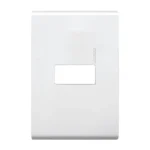 PLACA DE 1 V. BLANCA MODUS
