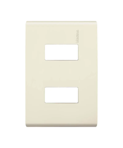PLACA DE  2 V. MARFIL MODUS