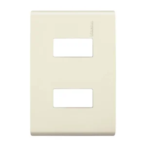PLACA DE  2 V. MARFIL MODUS