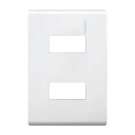 PLACA DE 2 V. BLANCA MODUS