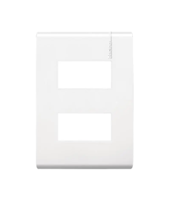 PLACA DE  2 V. BLANCA MODUS PRO