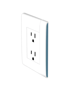 CONTACTO DUPLEX POLARIZ C/PLACA AQUA MODUS ´PRO
