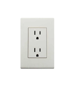 CONTACTO DUPLEX POLARIZ C/PLACA MARFIL MODUS PRO