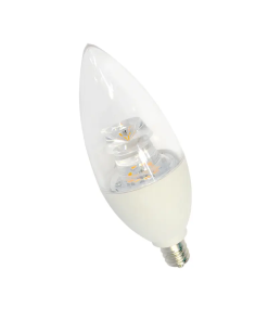 FOCO   4.0W TIPO VELA LUZ LED FRIA E12 ENERGAIN