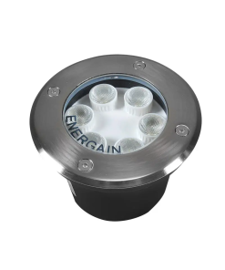 LUMINARIO EMPOTRADO P/PISO 6 WTS LUZ BLANCA ENERGA