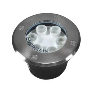 LUMINARIO EMPOTRADO P/PISO 6 WTS LUZ BLANCA ENERGA