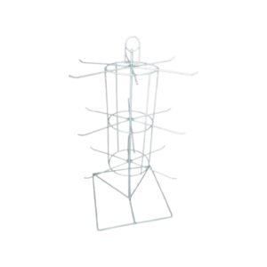 Exhibidor Giratorio para Botanas - Modelo Araña con 3 Niveles - Ideal para Mostrador en Tiendas y Negocios - Código: EGB-A3N-MT-001